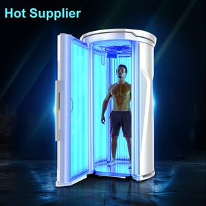 Meilleur Prix <span class=keywords><strong>Solarium</strong></span> <span class=keywords><strong>UVB</strong></span> F11 pour Bronzage Intérieur, Design Vertical, Lumière Rouge Rubino, Lit de Bronzage Professionnel F11 - Product Image 6