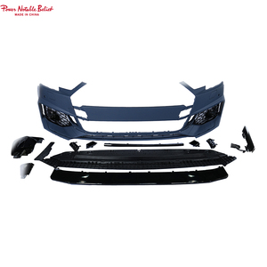 Kits de pare-chocs avant pour <span class=keywords><strong>Audi</strong></span> A4 <span class=keywords><strong>S4</strong></span>, matériau PP, style RS4, kits de carrosserie avec calandre noire pour <span class=keywords><strong>Audi</strong></span> A4 <span class=keywords><strong>S4</strong></span> B9 2017 2018 2019 <span class=keywords><strong>2020</strong></span> - Product Image 4