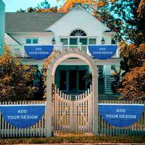 Banderas Personalizadas de 2 Piezas con Impresión Digital Ecológica, Banderines Personalizados con Cabezal de Poliéster y Ojales de Latón, 2x4 Pies/60x120cm - Product Image 6