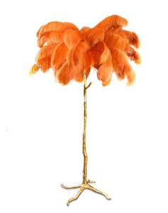 Villa Green <strong>pink</strong> Grew White Color Feather Tree <strong>Floor</strong> <strong>Lamp</strong> - Product Image 4