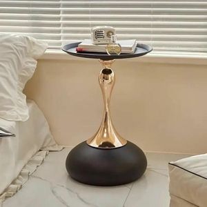 Superventas de Internet, mesa de centro moderna de lujo ligera de estilo italiano, sofá de cintura pequeña, mesa auxiliar, muebles de comedor y sala de estar - Product Image 5