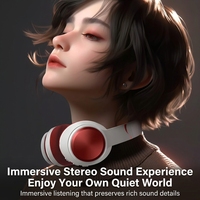 Casque Bluetooth sans fil supra-auriculaire ANC Hi-Fi pliable stéréo pour le gaming et les voyages