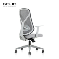 Chaise de bureau exécutive élégante confortable meubles en maille pivotants modernes pour salle de réunion visiteur nylon de refroidissement réglable