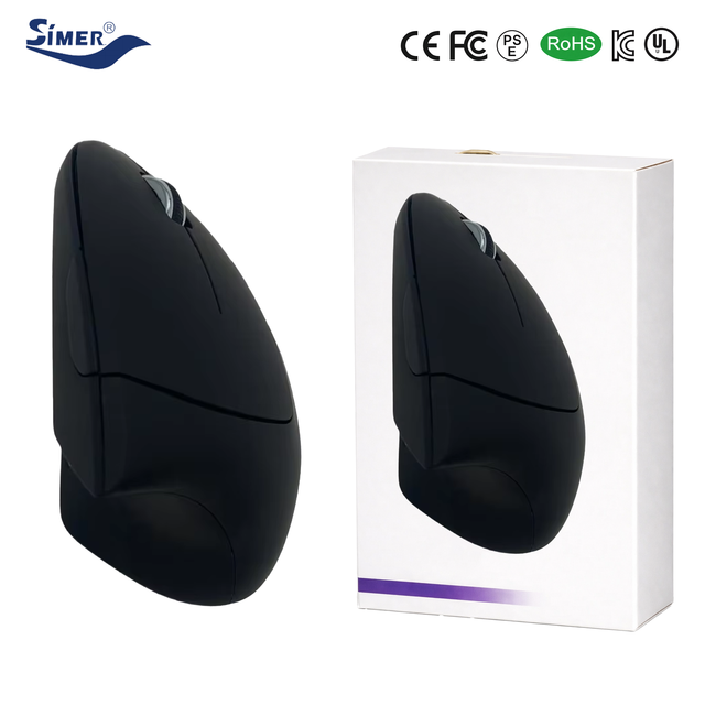 2.4G Wireless Ergonomic Mouse 6 Buttons 1600 DPI Optical Right-Handed Computer for Laptop Desktop
