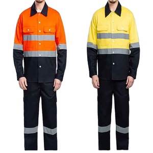 ชุดทำงานผู้ชายคุณภาพสูง แห้งเร็ว น้ำหนักเบา ผ้าฝ้าย ระบายอากาศดีเยี่ยม มองเห็นได้ชัดเจน เหมาะสำหรับงานอุตสาหกรรม - Product Image 6