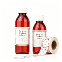 Bouteille graduée en PET ambré de qualité alimentaire, double taille, avec service d'étiquetage personnalisé pour les besoins d'emballage de liquides multi-scénarios