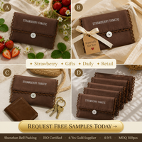 Kantong Amplop Kanvas Reusable dengan Kancing Renda, Dompet Cetak Logo Custom High-End, Kantong Kemasan Kartu Hadiah, Tas Katun Lipat