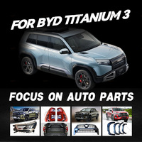 Aksesori Interior eksterior mobil, peningkatan Satu Atap 4x4 Off Road Pickup Kit bodi untuk BYD Leopard 3 aksesoris 3 2025