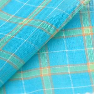 Bán Buôn Bông Nhỏ Màu Sắc Tươi Sáng Kiểm Tra 100% Sọc Sợi Nhuộm Suiting Trẻ Em Áo Sơ Mi Kiểm Tra Vải - Product Image 4