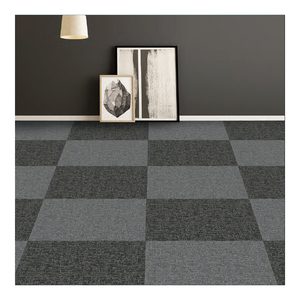 Giá bán buôn bền màu xám có thể tháo rời văn phòng Nylon thương mại 50*50cm Modular Nylon gạch Thảm phòng họp - Product Image 1