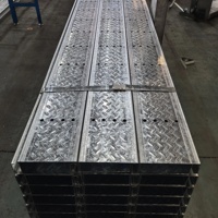 Plaque de plancher en acier non moulé à motifs sur mesure, isolation acoustique, revêtement de sol pour bâtiment, norme ASTM, laminée à froid