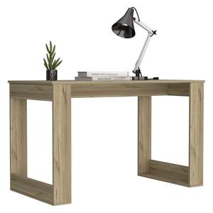 Escritorio de ordenador DB Albion Light Oak Finish con amplia superficie de trabajo y patas - Product Image 6