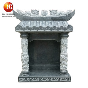 Templos de Piedra Tallados a Mano al por Mayor, Mini Templos de Piedra Gojijin, Pequeños Templos Shinto <span class=keywords><strong>Digon</strong></span> Jiin para Uso en el Hogar - Product Image 4
