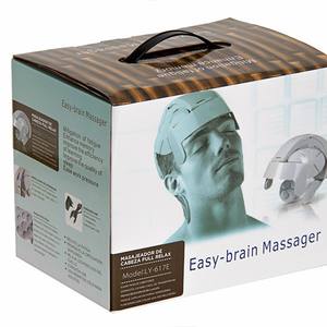 Casque de massage électrique personnalisé pour la tête, avec vibrations et chaleur, pour les soins de santé à domicile, appareil portable enveloppant complet - Product Image 2