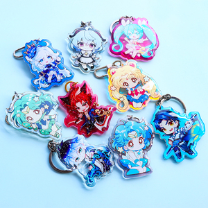 Wholesale Personalized Keychain Factory Made Custom Design Cute Design Anime Acrylic Keychain