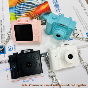 Hot-bán 1080 Keychain kích thước nhỏ retro máy ảnh ngoài trời sử dụng thể thao mini Túi Túi Máy quay phim nightshot tầm nhìn ban đêm trang trí - Product Image 2