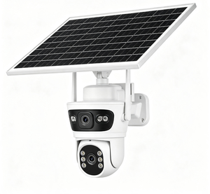 Cámara Solar WiFi OEM para Exteriores de 4MP, Cámara CCTV PTZ Inalámbrica de Doble Lente con Visión Nocturna y Detección PIR - Product Image 1