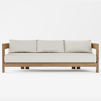 Nouveauté : Mobilier de Luxe pour Jardin et Terrasse – Canapés de Jardin, Ensembles de Jardin, Mobilier en Teck, Canapé Modulable en Teck Massif pour Extérieur