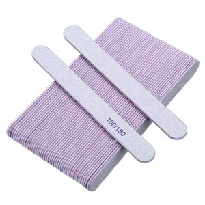 2025 Mới Hai Mặt Móng Tay Tập Tin Mạnh Mẽ Dày Móng Tay Tập Tin Đệm Cho Làm Móng Tay Sanding Nửa Mặt Trăng Vôi 100 180 Grit Móng Tay Tập Tin Công Cụ - Product Image 4