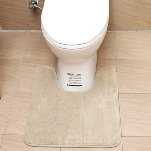 Tapis de bain en mousse à mémoire de forme <span class=keywords><strong>FIGOO</strong></span> Factory Direct [pour toilettes] – Tapis de douche durable pour zones à fort trafic - Product Image 2