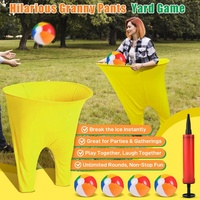 Jeu de relais pour adolescents et adultes, jeu de plein air pour la cohésion d'équipe, les réunions de famille et les barbecues, avec 4 balles rebondissantes