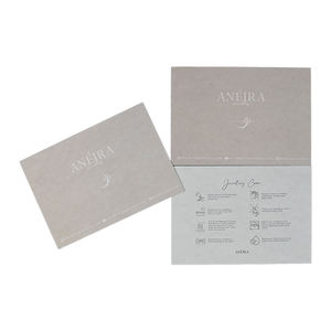 Offre groupée : Ensemble de cartes de remerciement simples, élégantes et neutres avec logo imprimé offset sur papier kraft pour l'emballage de produits haut de gamme - Product Image 6