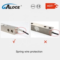 Célula de carga de viga de cizallamiento de alta precisión de acero aleado GSB205R 2t/3t/5t KIT para básculas ganaderas y básculas de piso pequeñas