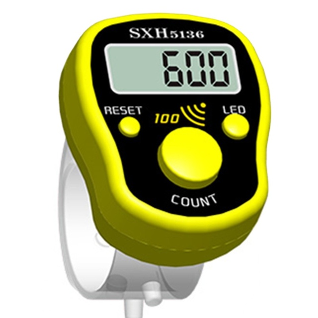 2025 New GT Mini LCD Digital Display Finger Ring Tally Counter Golf Sport Counter Muslim Digital Tasbih Counter