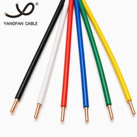 Cable THHN 12 AWG 600V THWN-2 con revestimiento de nailon, cable de cobre para construcción, conducto eléctrico