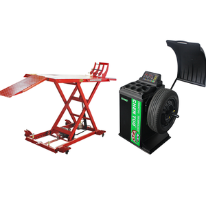 Elevador de Motocicletas Hidráulico CHEN TUO CT-601, Capacidad de 800 kg, Altura de 1200 mm, Color Rojo, Motor de 2.2 kW, CA 220V/380V - Product Image 1