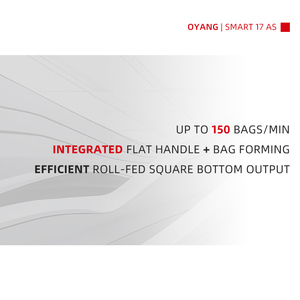 OYANG Maquinaria Smart17 <span class=keywords><strong>Serie</strong></span> AS Bolsa Kraft de alta velocidad Máquina para fabricar bolsas de papel de fondo cuadrado Máquina para fabricar bolsas de papel con asa - Product Image 2