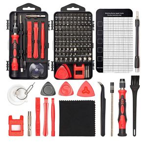 124PC Chính Xác Đa Chức Năng Phillips Điện Tử Tuốc Nơ Vít Thiết Lập Của Nhãn Hiệu Hộ Gia Đình Công Cụ Pry Thanh Cho PC Điện Thoại Di Động Sửa Chữa - Product Image 1