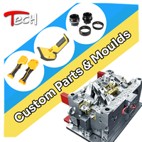 Moulage par injection bicolore durable en TPE TPU sur mesure pour pièces en PC, ABS, nylon, métal, OEM, ODM, certifié ISO9001