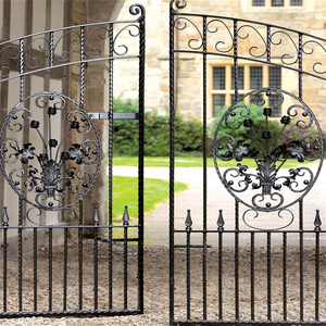 Portes en fer forgé d'<span class=keywords><strong>occasion</strong></span> compétitives Portes en fer forgé de bonne qualité en tête Portes en fer forgé contemporaines - Product Image 2