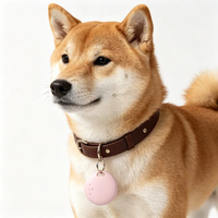 Fuerwei FEW-48 Localizador Antipérdida para Mascotas (Perros y Gatos) con Sistema Dual Apple Find My y Google Find Hub, Etiqueta Inteligente Bluetooth para iOS y Android, 12 Meses