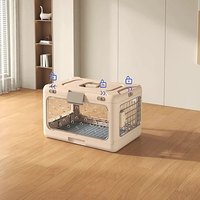 Chenil portable pour animaux de compagnie de nouvelle conception | Ventilation à 360 ° | Caisse de voyage pliable pour petits chiens et chats | OEM/ODM disponible