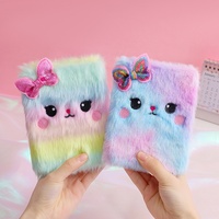 Cuaderno de Peluche con Diseño de Gato de Dibujos Animados, Pequeño y Lindo, para Niños, Nuevo de Fábrica, Venta al por Mayor, Personalizable