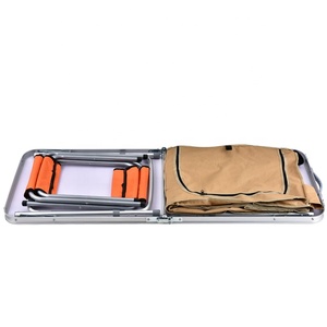 HISPEED <span class=keywords><strong>Table</strong></span> de camping <span class=keywords><strong>pliable</strong></span> et tabouret Portable pliant 1.2m valise pique-nique pliant Camp <span class=keywords><strong>Table</strong></span> en aluminium avec sac de rangement - Product Image 2