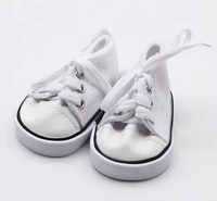 Vente flash : 9 couleurs de chaussures en toile pour poupée BJD de 18 pouces, jouet en peluche, mini jouet pour filles