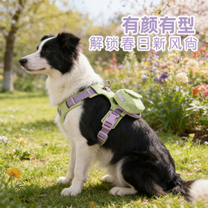 High-end pet dog self-portable <b>backpack</b> for small and <b>medium</b>-<b>sized</b> dogs, Teddy bears, new style, for outings and dog walking. - Product Image 4