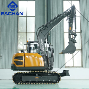 Excavadora de motor potente EPA Euro 5, máquina de minería de 6,5 toneladas, embolsadora grande para paisajismo, pista de goma, excavadora fuerte, envío gratis - Product Image 4