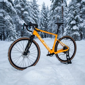 Cadre de vélo de route en fibre de carbone GRX 700c*45c personnalisé, 12 vitesses, avec fourche à suspension et freins à disque, léger, pour course et gravel - Product Image 1