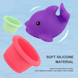 <span class=keywords><strong>Jeu</strong></span> <span class=keywords><strong>de</strong></span> blocs <span class=keywords><strong>de</strong></span> construction sensoriels en silicone pour le <span class=keywords><strong>bain</strong></span>, puzzle d'association, jouets empilables, ensemble <span class=keywords><strong>de</strong></span> baignoire pour bébé avec boîte <span class=keywords><strong>de</strong></span> rangement - Product Image 5