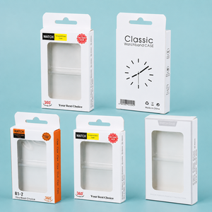 Boîte de rangement universelle premium à double compartiment pour montres connectées <span class=keywords><strong>Apple</strong></span> et Huawei – Étui de protection 2-en-1 - Product Image 3