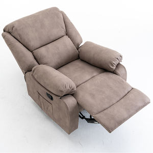 आधुनिक अवकाश लिविंग रूम बेडरूम टेक फैब्रिक मैनुअल समायोज्य लाउंज रीक्लेनिंग कुर्सी सोफे - Product Image 2