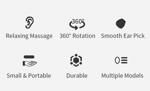 Herramienta de limpieza de cuchara de oreja de acero inoxidable fácil de llevar 6 unids/set - Product Image 6