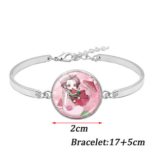 8 Hot New Styles <b>Glass</b> Craft Custom Dome Cabochon Time Gem <b>Glass</b> Charm <b>Bangle</b> Bracelet Wristlet Alloy Fashion Bracelet for Women - Product Image 3