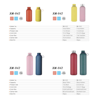Bouteille d'eau de sport en acier inoxydable isolée à vide à double paroi personnalisée en gros à petite ouverture avec logo personnalisé