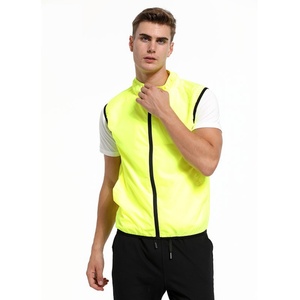 Chaleco de Seguridad Ajustable de Alta Visibilidad, Transpirable, con Cinta Reflectante Fluorescente, Logotipo Personalizado, Color Personalizado, 100% Poliéster - Product Image 1