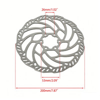 Pièces de modification pour moto : Plaquettes de frein avant et arrière 200 mm, disque de frein à disque et disque de frein à poignée pour Surron Light Bee